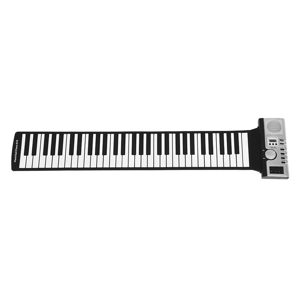 Детская USB MIDI электронная клавиатура 61 Ключ Подарок рулон пианино запись музыкальный инструмент музыкальные игрушки