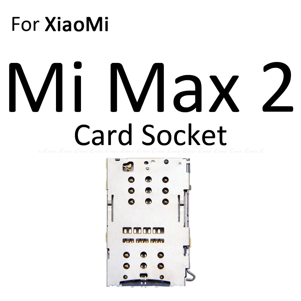 Высокое качество Micro SD/Sim карты лоток гнездо адаптер для Xiaomi Mi Max 3 2 Разъем Держатель Слот ридер контейнер запчасти