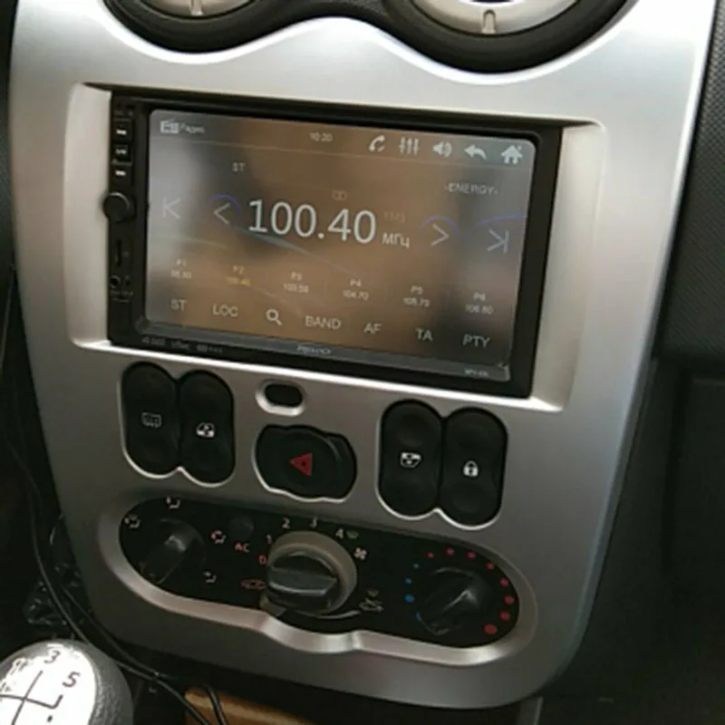 Автомобильная радиосвязь для Logan Sandero DACIA Duster, рамка, панель, адаптер, CD накладка, рамка