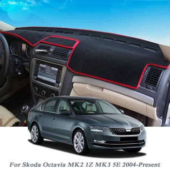 

Car Styling Dashboard Avoid Light Pad Instrument Platform Cover Mats Rose For Skoda Octavia MK2 1Z MK3 5E 2004-Present LHD&RHD