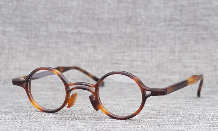 

Belight Optiacl Brand Design Small acetate Round Glasses Frame Men Women Prescription Eyeglasses Optical Frame Eyewear RE PINNER