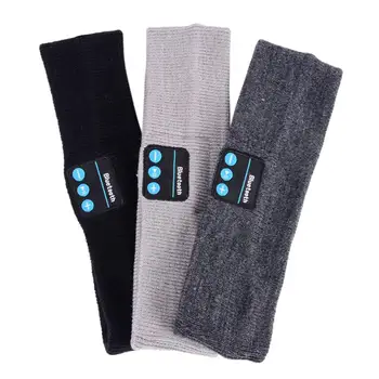 

Wireless Bluetooth Music Phone Yoga Running Breathable Elastic Sport Sweatband Headband Earphone