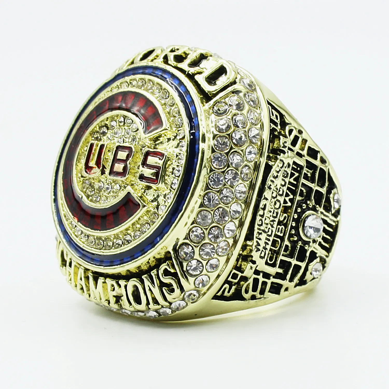 

Bag Bargains Cross-Border a Generation of Fat MLB Gold 2016 Chicago Cubs Bear Team Champion Ring Hot Selling