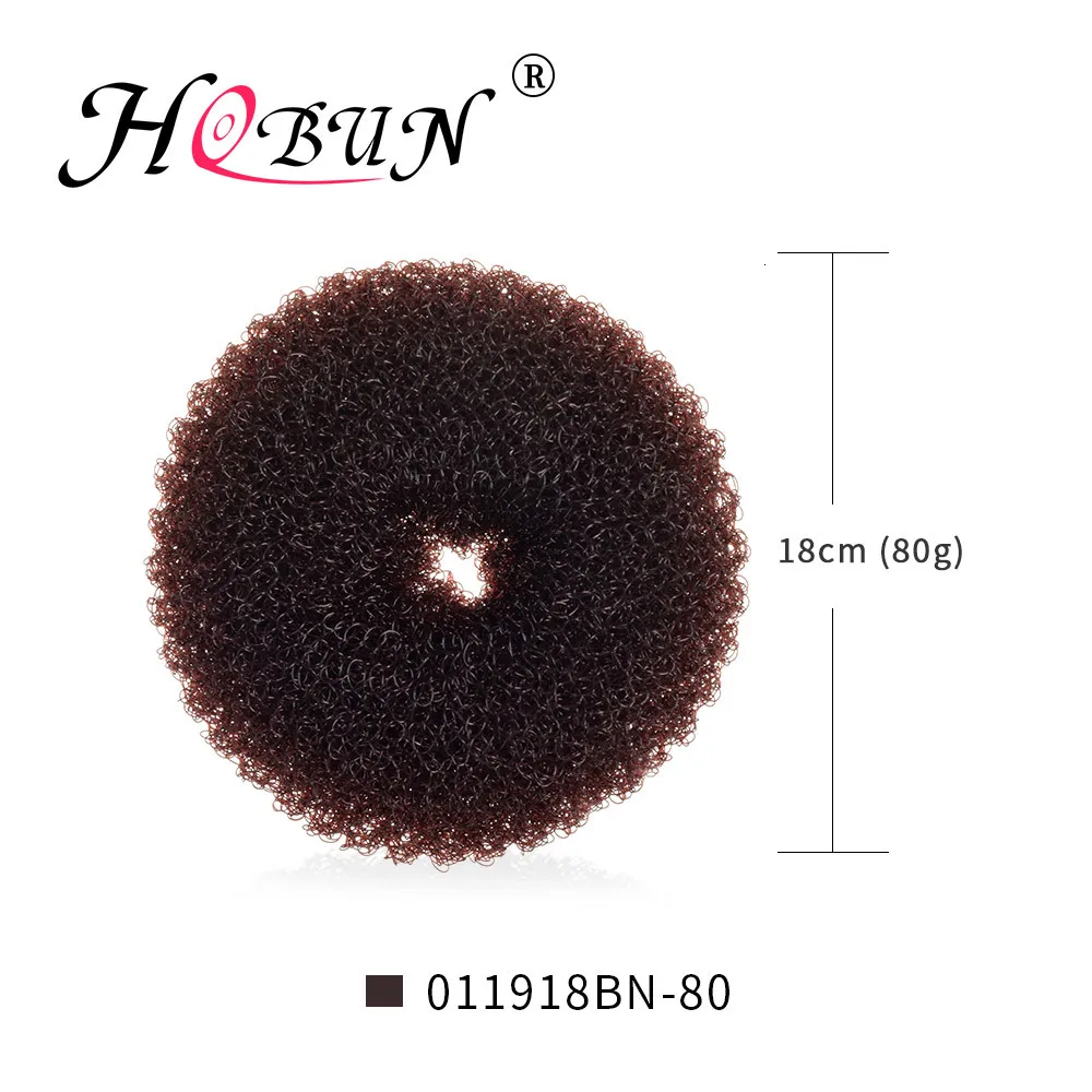 HOBUN big hair donut bun maker accessoire cheveux chignon donuts haar hairstyling french tools for hair braid accessories 0119 - Цвет: O11918BN-80