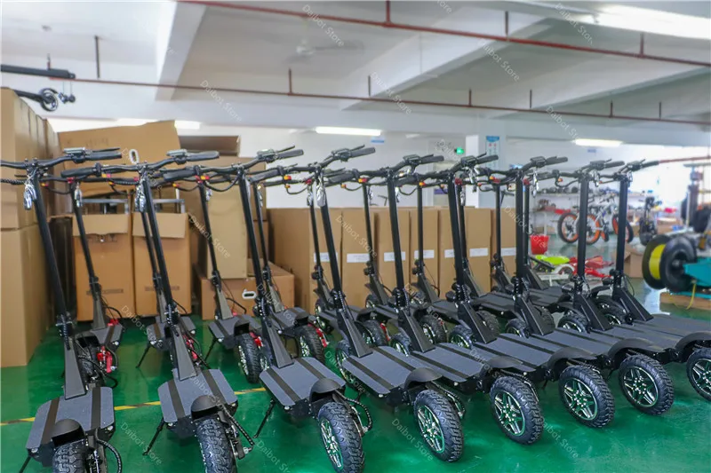 Folding Electric Scooter Adults 2 Wheels Electric Scooters Ecorider E4-9 With Crystal Light 3600W 70KMH Powerful Electric Bike (17)