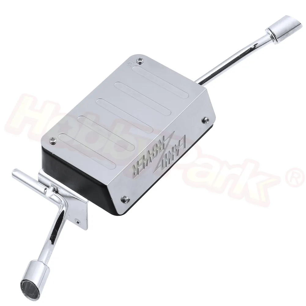 

TRX4 Metal Simulation Exhaust Pipe Gas Tank for 1/10 RC Crawler Traxxas Trx-4 Ford Bronco Parts