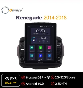 

Ownice Android 10.0 Car Radio forJeep Renegade 2014 2016 2017 2018 GPS 2 Din Auto Audio System Stereo Player 4G LTE Tesla Style