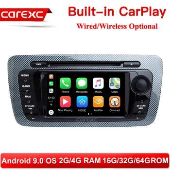 

CarExc 2 DIN Android 9.0 Radio For Seat Ibiza 6J MK4 Sport Coupe Ecomotive Cupra 2009 2010 2011 2012 2013 Car Muiltmedia Player Built-in CarPlay With GPS Navigation System