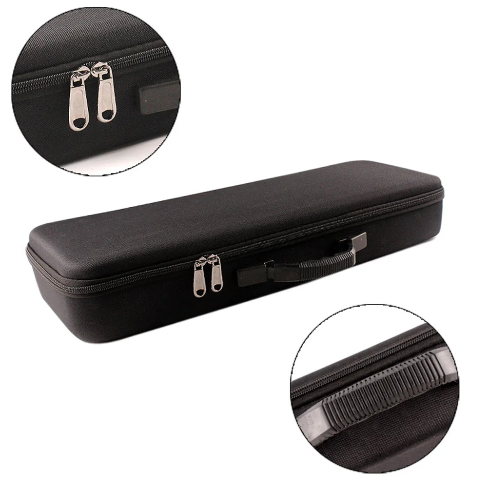 Portable Storage Case Large Multipurpose Shockproof Tackle Carrier Rod Hard Shell Black Fishing Bag EVA Outdoor Zipper