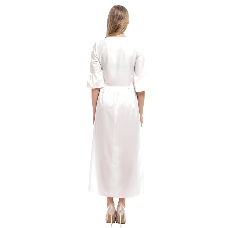 Инди Фолк Белый Vestidos офисный принт винтажные осенние платья женское платье длинное в цветах с коротким рукавом платье женское