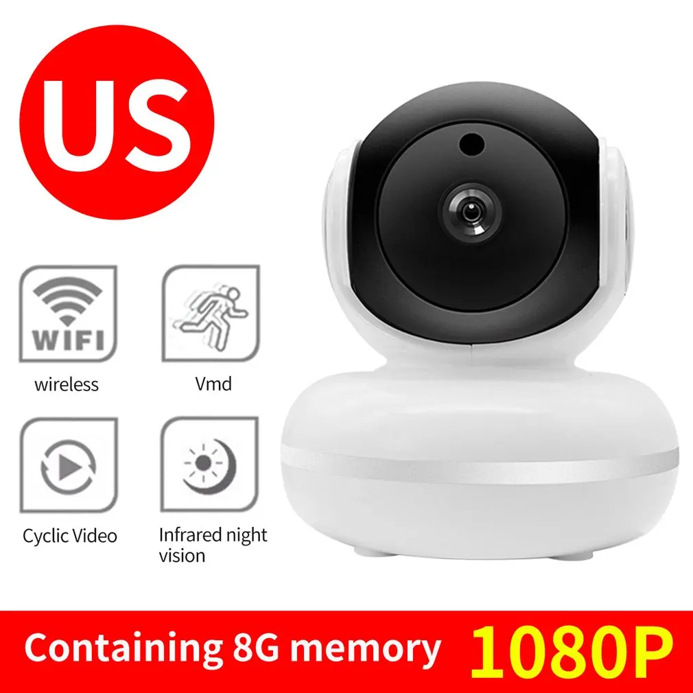 Домашняя камера безопасности 1080P Wifi ip-камера для пожилых детей Няня для домашних животных магазин монитор беспроводная домашняя камера видеонаблюдения