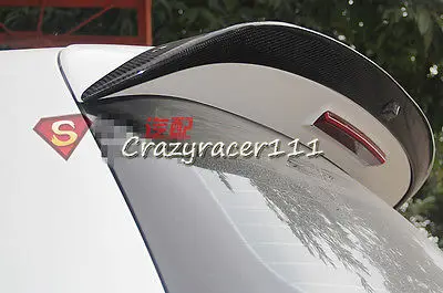 Задний спойлер на крыло крышу для губ подходит VW Golf 6 MK6 VI GTI & R20 Углеволокно 2010 2013