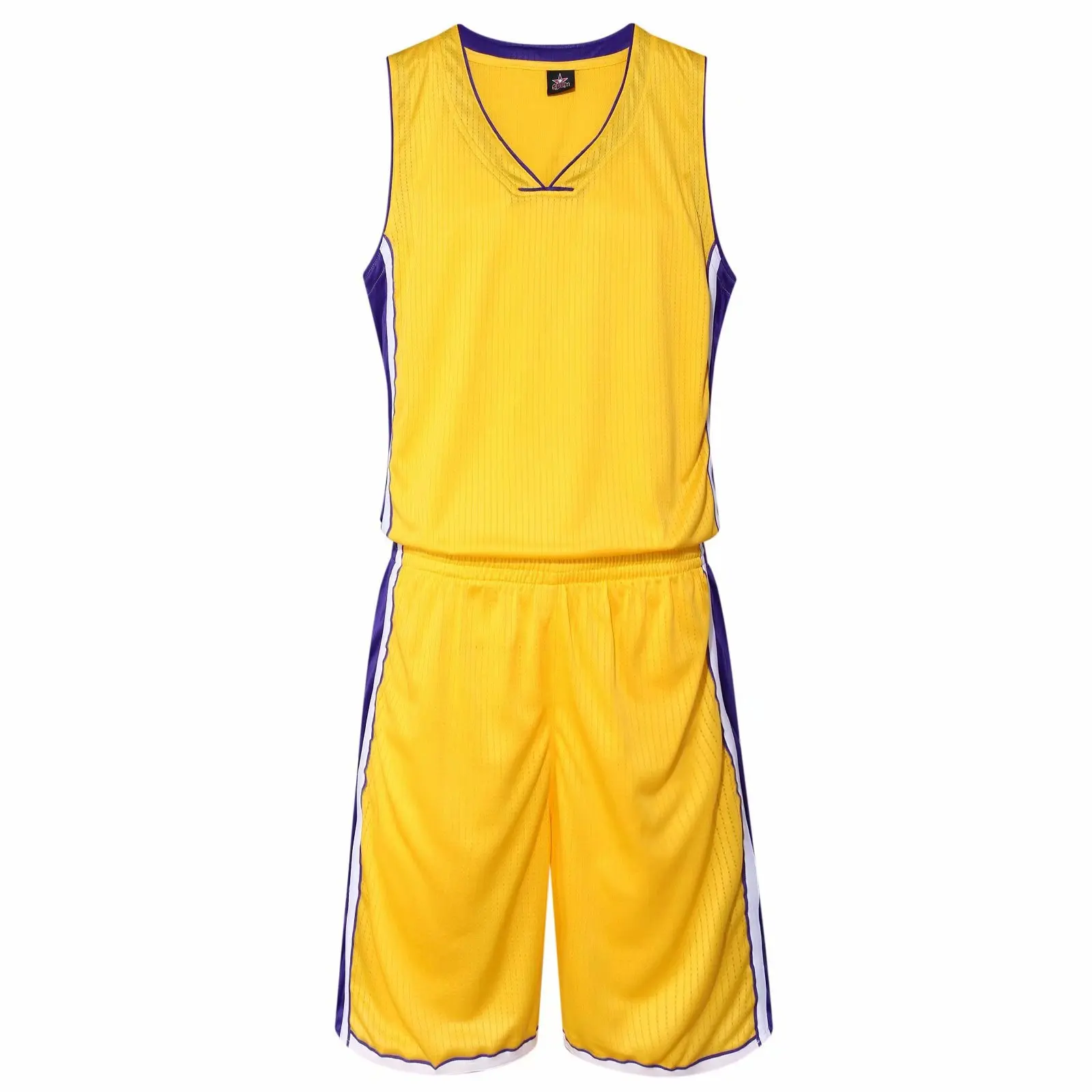 Баскетбольная одежда NBA Lakers, костюм, спортивная одежда, индивидуальная форма, Напечатанные Слова, игровая футболка Stu