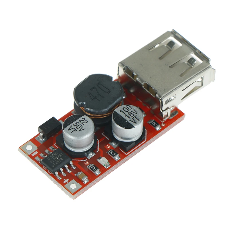 Dual USB Output 9V / 12V 24V car charger switch 5V DC-DC power supply module 3A Buck Regulator |