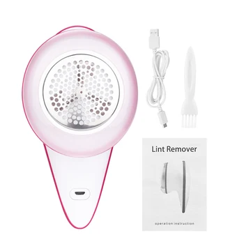 

USB Lint Remover Electric Clothes Pilling Remover Sweater Trimmer Clothes Machine Lint Pellets Pill Clothing Shaver+ Blade