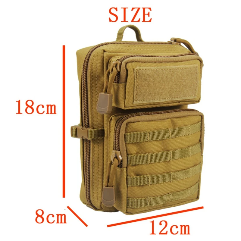 Тактическая Сумка Molle, поясная сумка, маленькая карманная сумка, военная охотничья сумка, походные сумки, кошелек для мобильного телефона, инструмент для путешествий