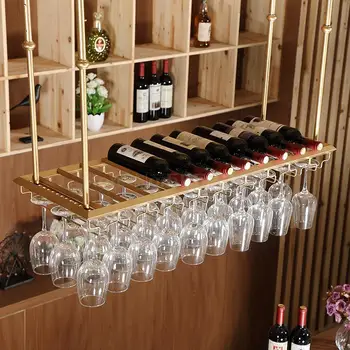 

Hanging wine glass rack upside down home wine rack decoration bar wine rack European wine hanger wine glass rack
