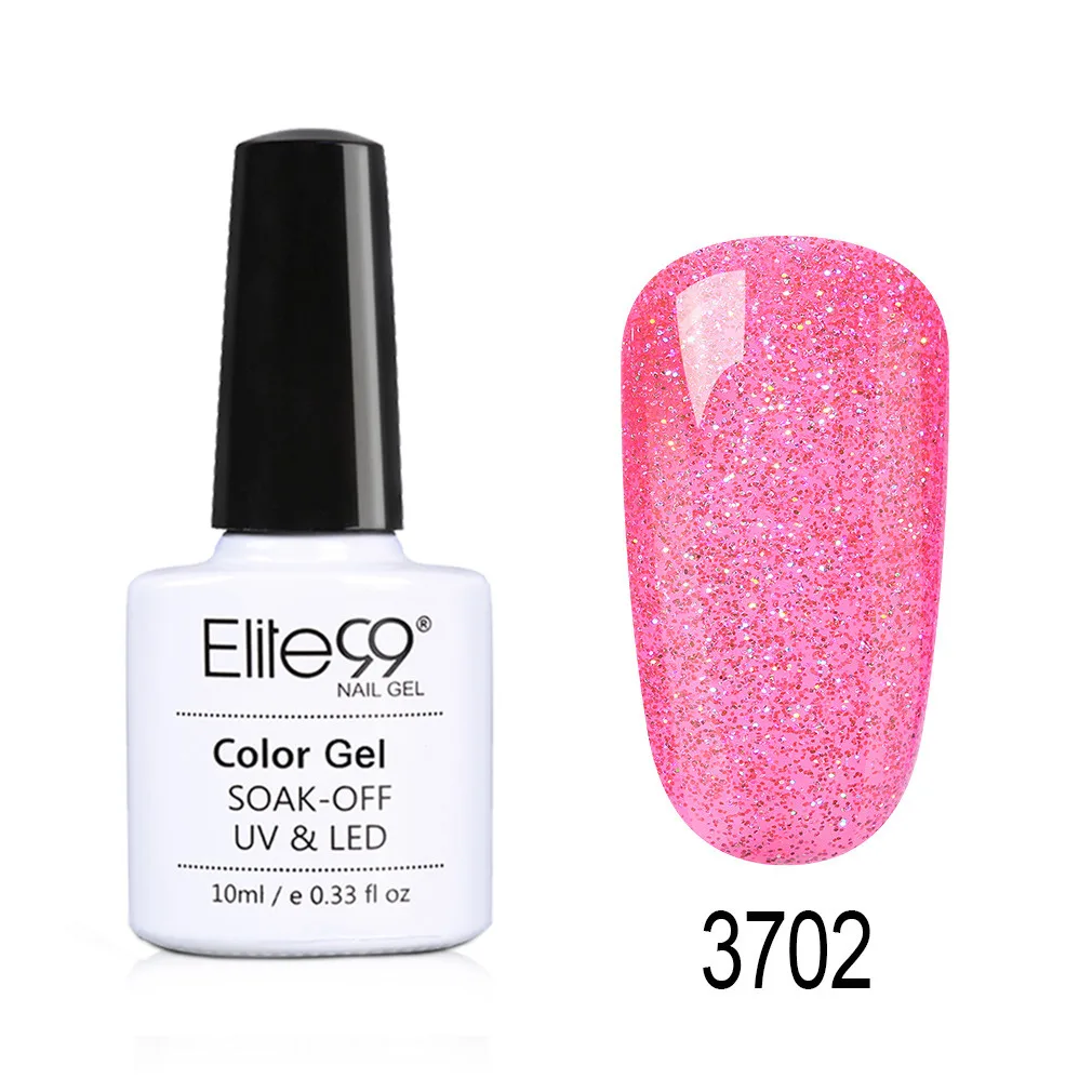 Elite99 10 мл неоновый Гель-лак для ногтей Блестящий цветной УФ-гель для ногтей Гибридный лак впитывающий праймер для ногтей маникюрный Гель-лак - Цвет: NHJ3702