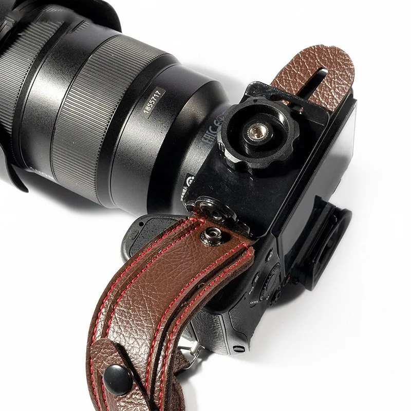 Correia de Pulso de Couro para Câmera Portátil à Prova Cinto para Canon Dslr D'água Nikon Sony Leica Fujifilm Lxh - Image 2