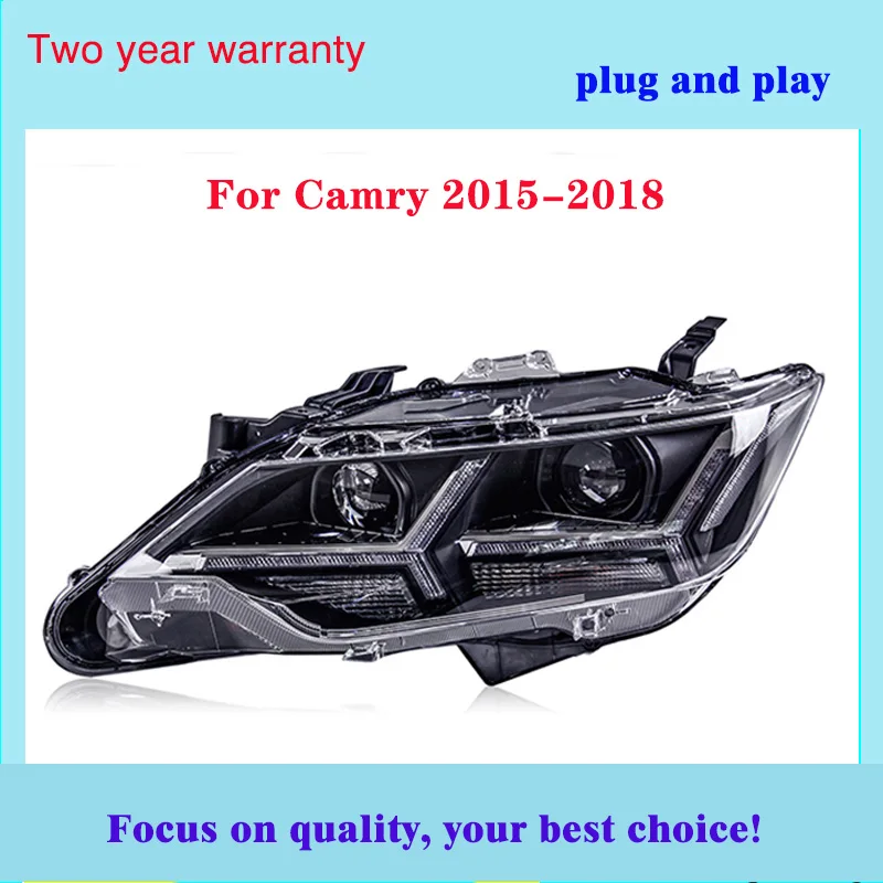 Автомобильный Стайлинг для- Camry фары светодиодная фара дальнего света Camry светодиодный DRL hid H7/D2H фары аксессуары