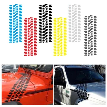 

1Pcs Brand New 65x20CM Tire Tread Decal,Truck,Graphic Sticker For Jeep Convertible Body Door Body Cover Rear Door Window Sticker
