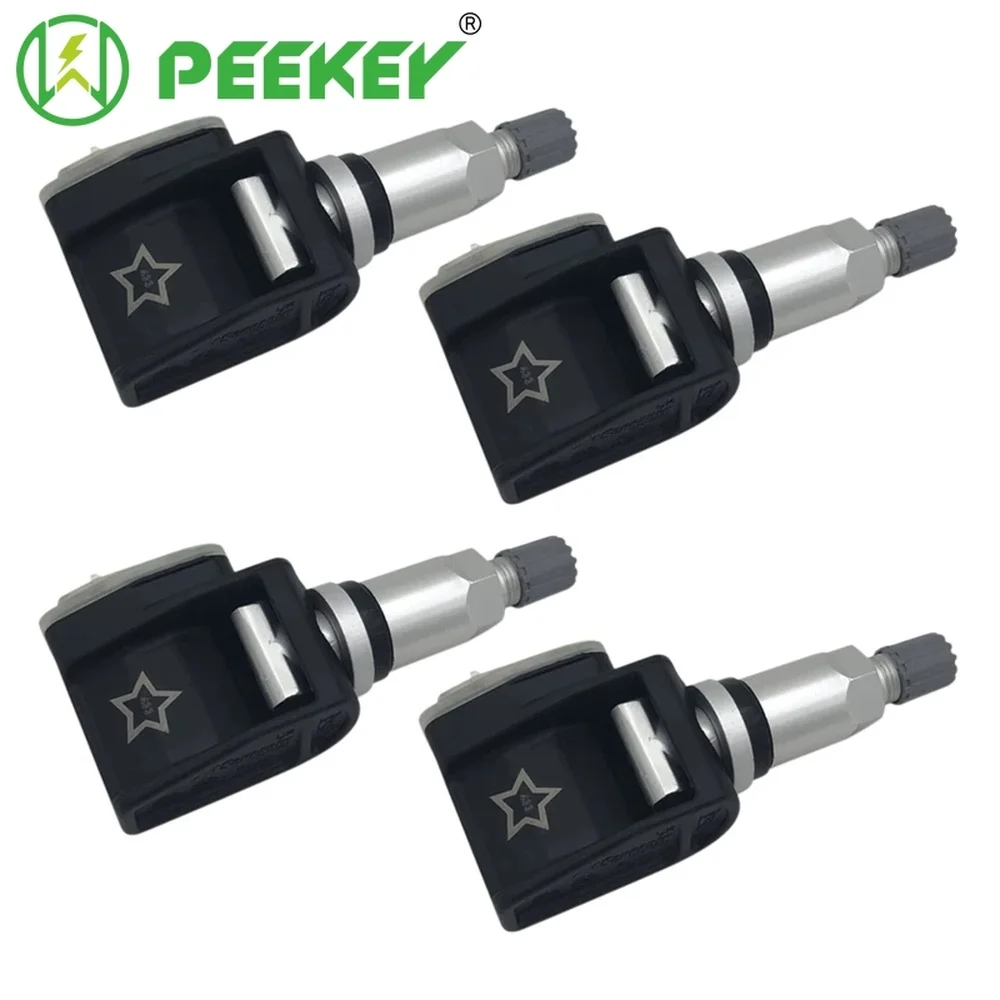 Датчик давления в шинах PEEKEY 4 шт. TPMS 433 МГц подходит для BMW G30 G31 G38 F90 G32 G11 G12 G01 G02 G05