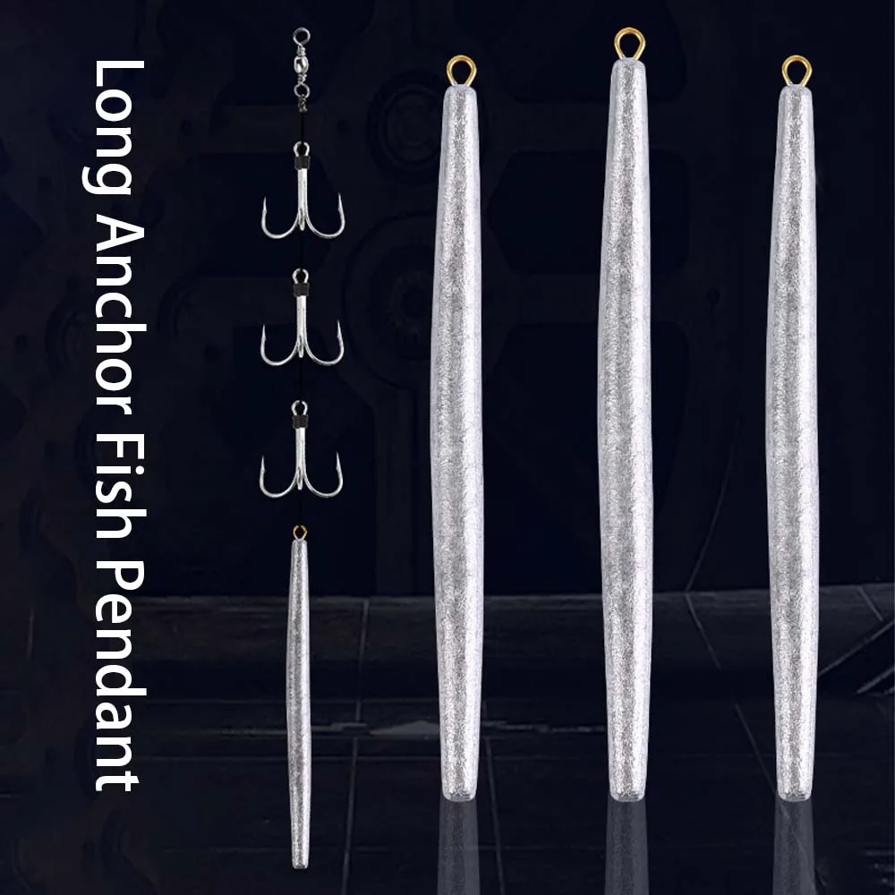 

Lead Pendant With Ring, Long Lead Pendant, Streamlined Fishing Net, Net Pendant, Low Resistance Anchor Fish Lead Pendant