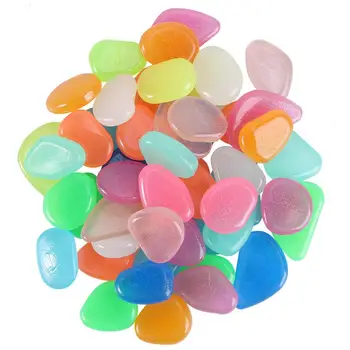 

1 Pack Luminous Aquarium Macadam Garden Landscape Layout Stone (Mixed Color)