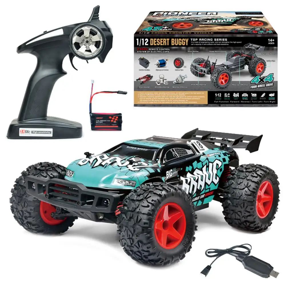 RCtown SUBOTECH BG1518 1/12 2,4G 4WD высокая скорость 35 км/ч внедорожный частичный водонепроницаемый RC автомобиль - Цвет: green