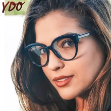 YDO винтажные Рецептурные очки оправа женские очки круглые оправа близорукость анти голубые световые очки Оптические очки оправа