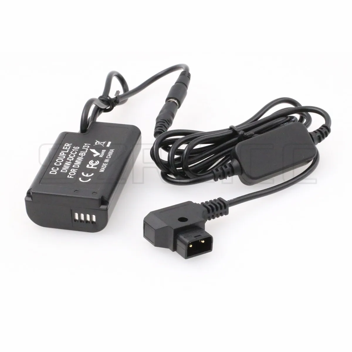 D-tap 2 Pin папа к DMW-BLJ31 манекен Батарея DMW-DCC16 Переходник постоянного тока для