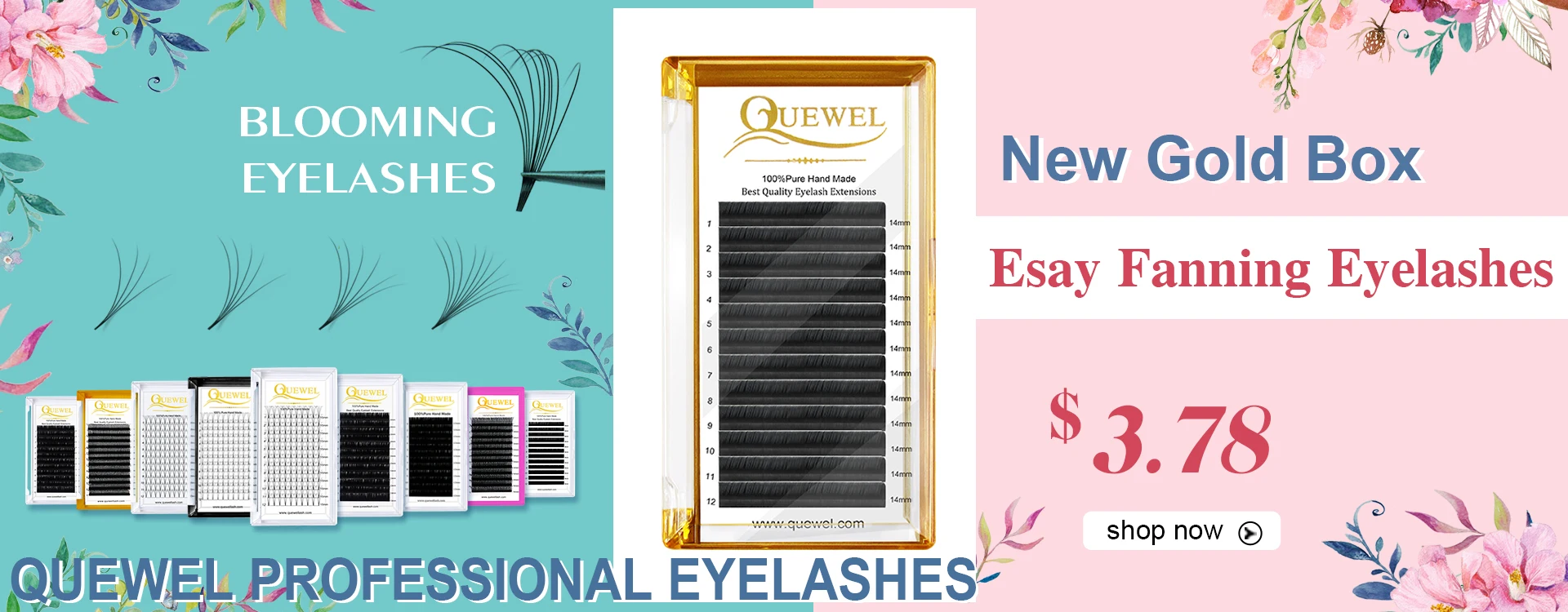 Quewel V Shape Flat Eyelashes Extensions YY Lashes Auto-Fans 2D Double Tip Eyelash Soft Ellipse Flat Volume Lash Faux Mink Quewel V Shape Flat Eyelashes Extensions YY Lashes Auto-Fans 2D Double Tip Eyelash Soft Ellipse Flat Volume Lash Faux Mink