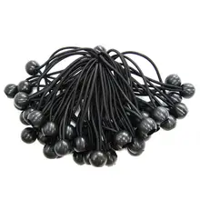 25 шт. шаровые банджи шнуры многофункциональные принадлежности для палаток для кемпинга прочная эластичная веревка для навеса брезент ремни палатки полюс водонепроницаемый