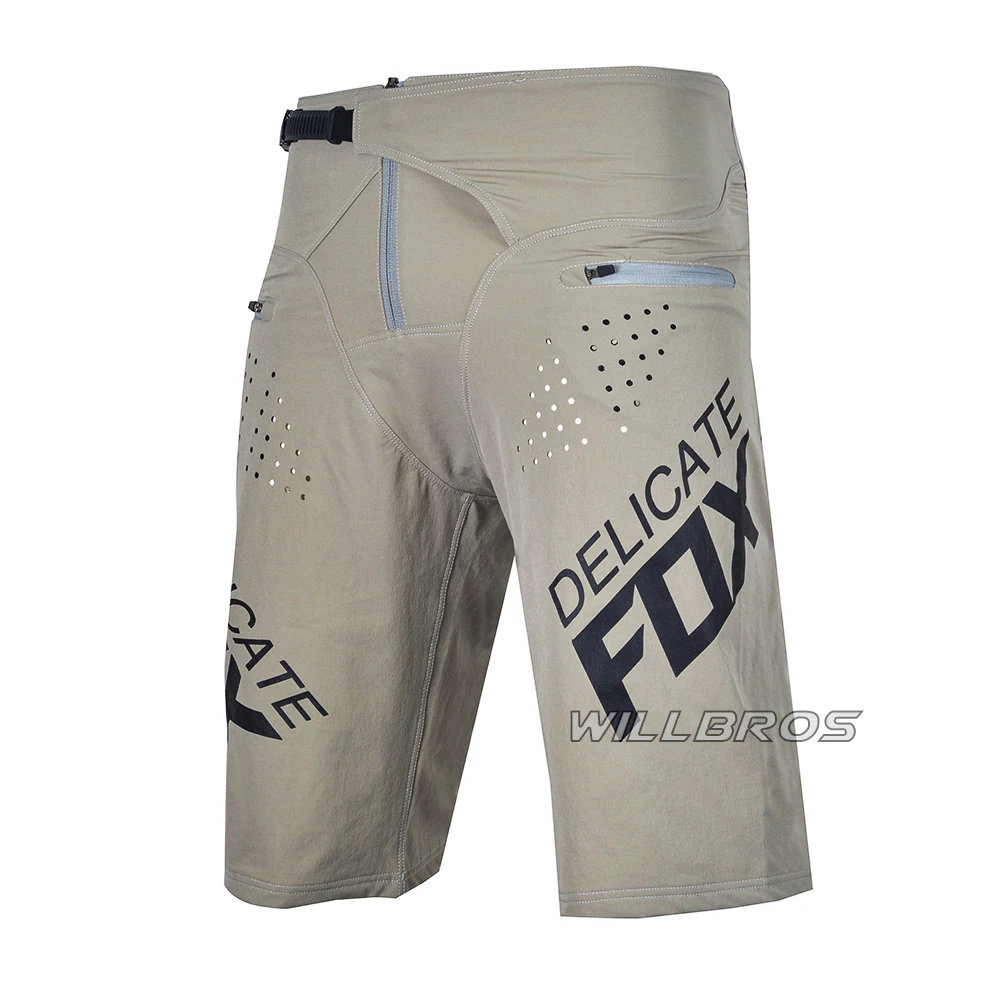 Delicate Fox-shorts masculinos de mountain bike, off-road,