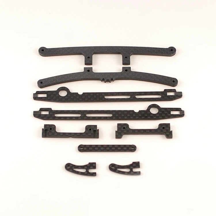 

1 Set MINI Trike Model SNBT Chassis Carbon Fiber Protective Frame Plates Set Kit Spare Parts