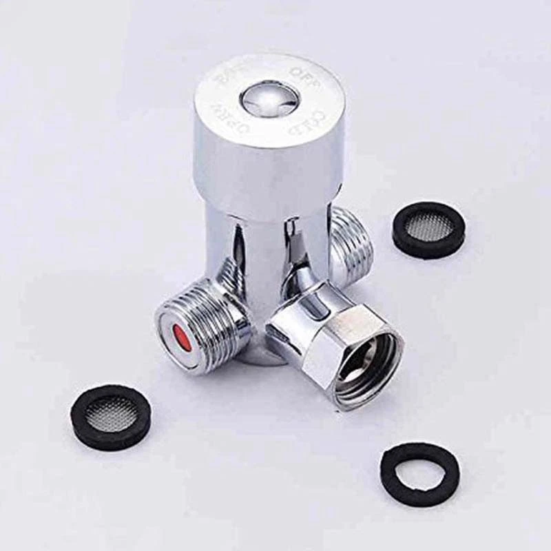 Faucets Temperature Mixing Valve for Pressless Sensor Faucet,Polished Chrome