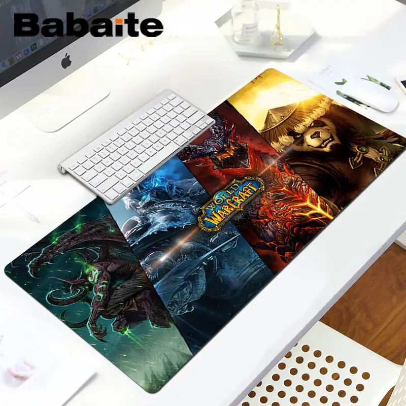 Игровой коврик для мыши World of Warcraft XL Большой резиновый противоскользящий коврик для мыши игровой компьютерный Настольный коврик для мыши игровой коврик