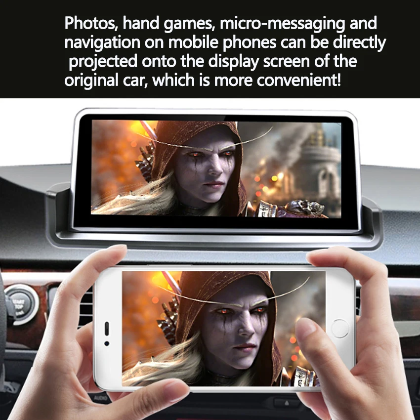 Discount Car radio Android multimedia player For BMW X1 X3 X5 X6 10.25 inch touch screen GPS Carplay 7