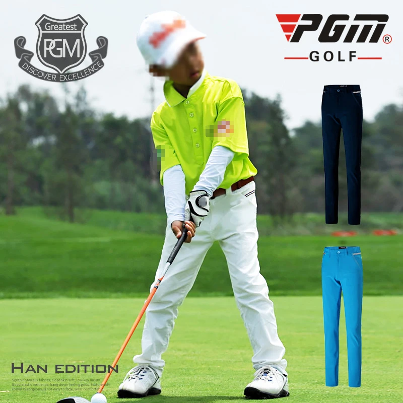 PGM ropa de Golf para niños, pantalones largos y finos de ajuste seco, alta y transpirable, traje juvenil de XS XL, otoño|golf trousers|golf pantspants - AliExpress