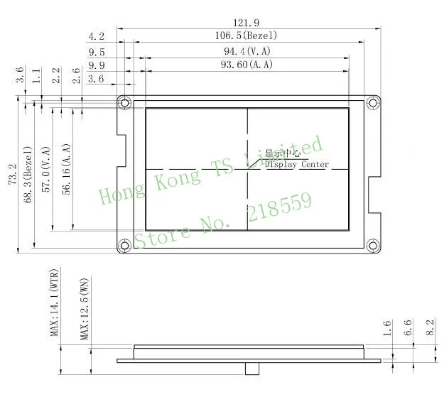 DMG80480C043_01W 4,3 дюймовый экран последовательного порта "умный экран" ips экран DGUS экран 24-битный цвет DMG80480C043_01WTC