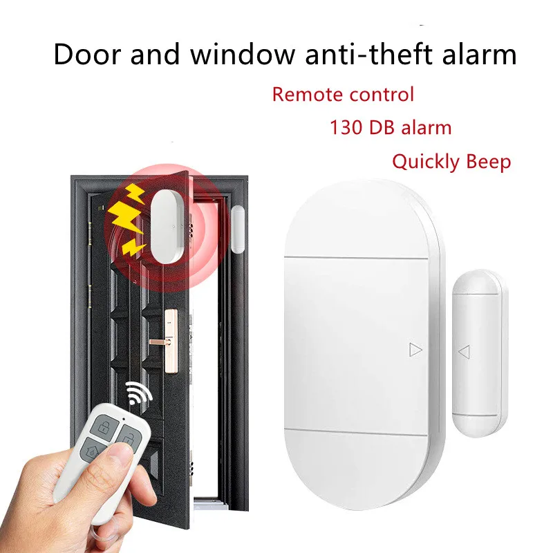 Wireless Door Sensor Window Open Detectors 130db Remote