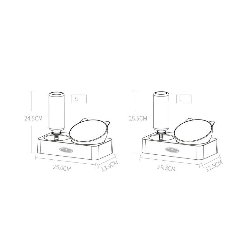 1 Набор кошачья миска для питомца для собаки автоматические кормушки для собаки вода 600 мл бутылка для кошки миска для кормления и питья