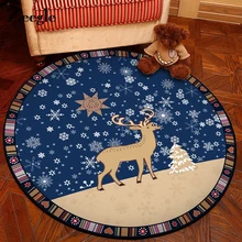 Zeegle Мультяшные круглые ковры для гостиной, Нескользящие Коврики для детской спальни, ковры для детской комнаты, детское одеяло для ползания