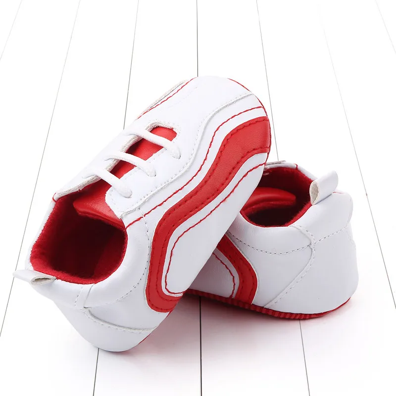 Детская обувь для маленьких мальчиков и девочек на мягкой подошве 0-6, 6-12, 12-18 месяцев, детские мокасины, обувь из искусственной кожи, спортивная обувь для первых шагов