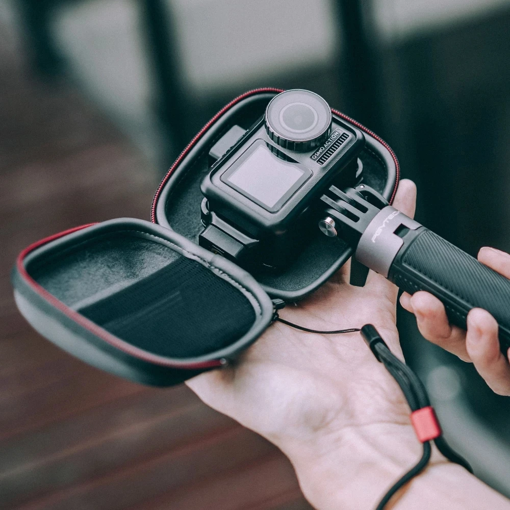 Câmera de Ação Case de Proteção de Casca Bolsa de Mão Estojo de Transporte para Gopro Pgytech Dura Gopro 8 Ação Osmo Xiaoyi 9 - - Image 5