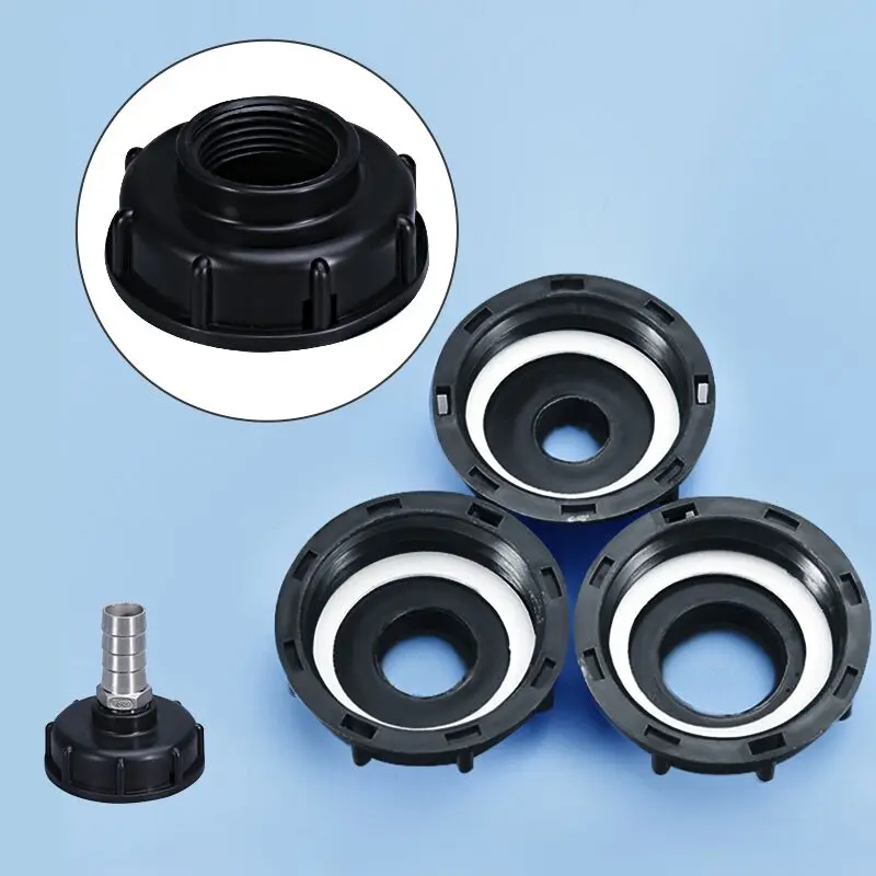 Durable IBC Tank Tap Adapter S60*6 Coarse Thread to 1/2'' 3/4'' water Connector Replacement Valve Fitting