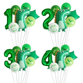 

Dinosaur Ballon Roar Number Balloon Birthday Foli Balon1st Birthday Ballon Jungle Safari Balon Happy Birthday Decor Kids Boy