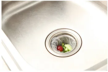 

Filter screen 100 pcs. Sink filter residue Portable pool leaky screen filter garbage bag kitchen sink trash Kitchen supplies