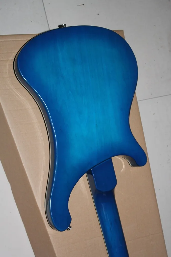 4 струны Rickenback 4003 fireglo электрический бас прозрачный синий 4 струны Ricken 4003 бас
