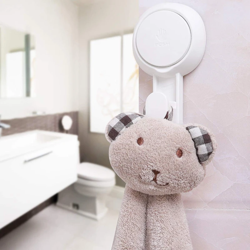 Suction Cup Hooks NO-Drilling and Removable To Install Vacuum Suction Cup Heavy Duty Max Hold 11Lbs Waterproof Holder for Towel